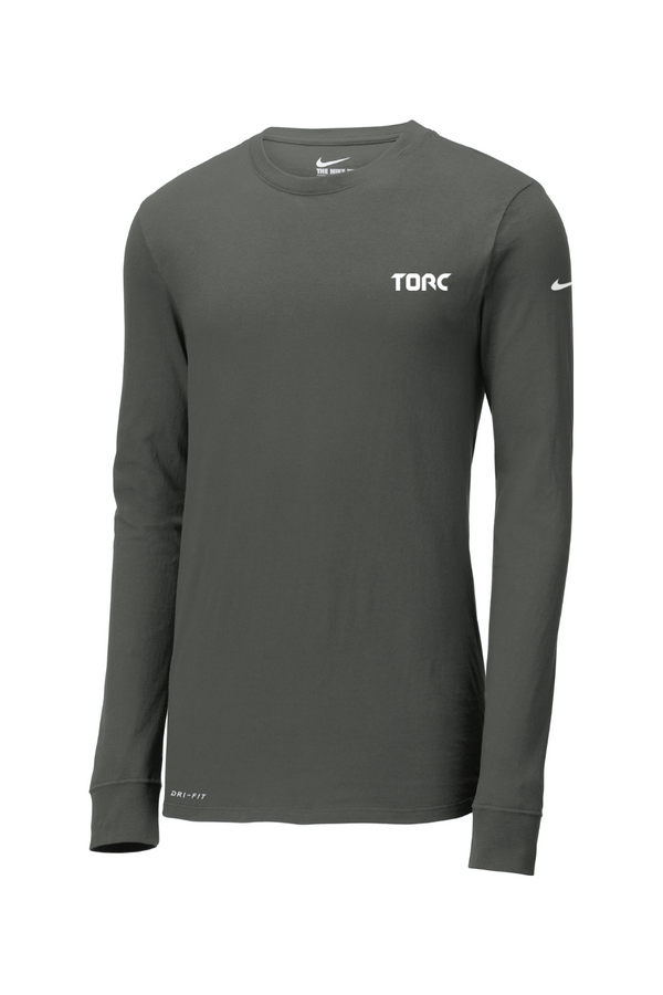 Torc: Nike ADULT Dri-FIT Cotton/Poly Long Sleeve Tee (Printed)