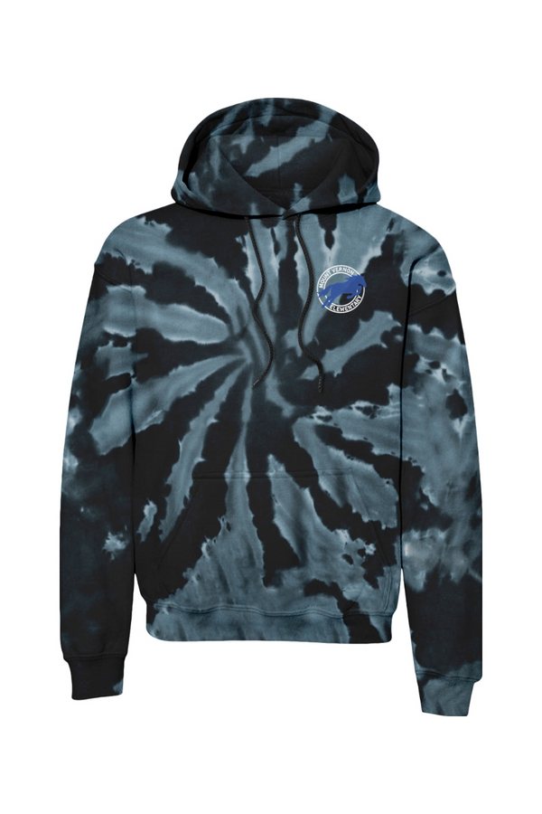 MVES: ADULT Tie-Dye Pullover Hooded Sweatshirt (Embroidered)