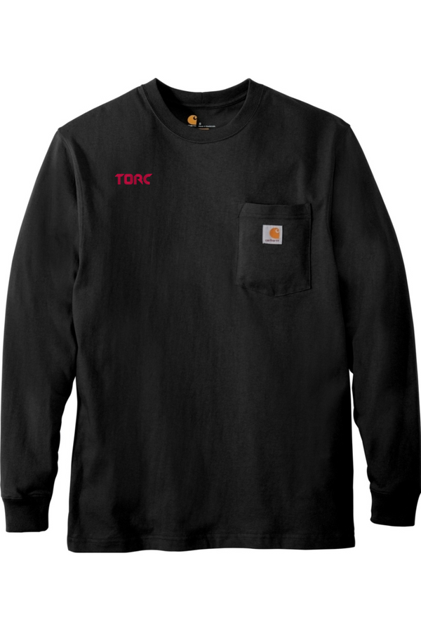 Torc: Carhartt ADULT Workwear Pocket Long Sleeve T-Shirt (Embroidered)