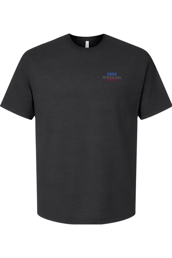 1804: ADULT 6 oz. Heavyweight Ringspun Tee (Embroidered)