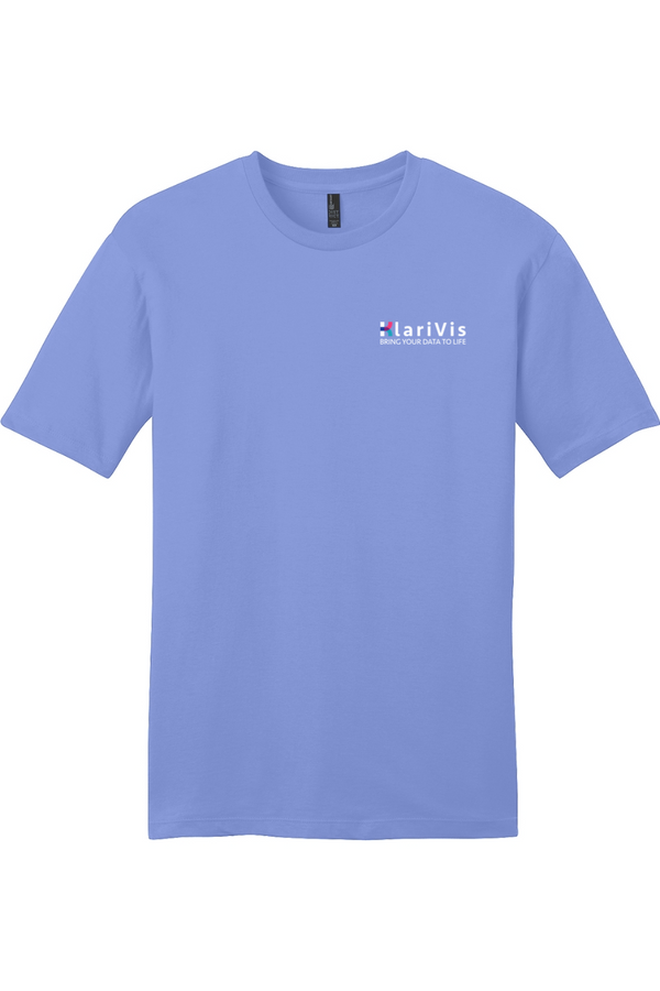 KlariVis: ADULT SoftSpun Tee (with Sleeve Logo)