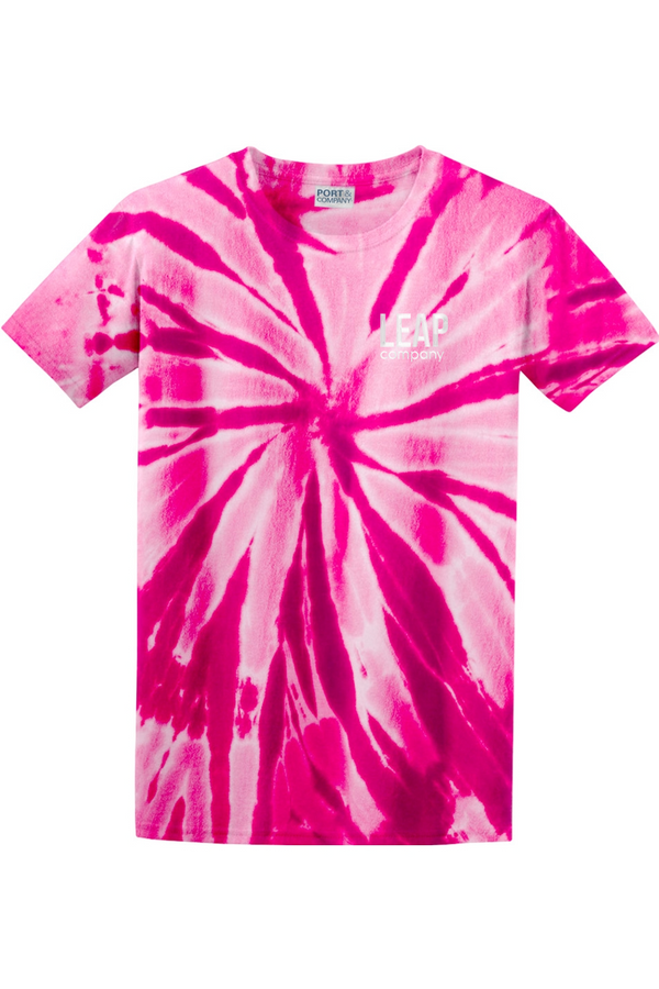 Leap: ADULT Tie-Dye Tee (Embroidered)