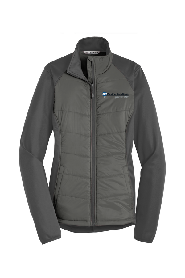 DS/IWT: LADIES Hybrid Soft Shell Jacket (Embroidered)