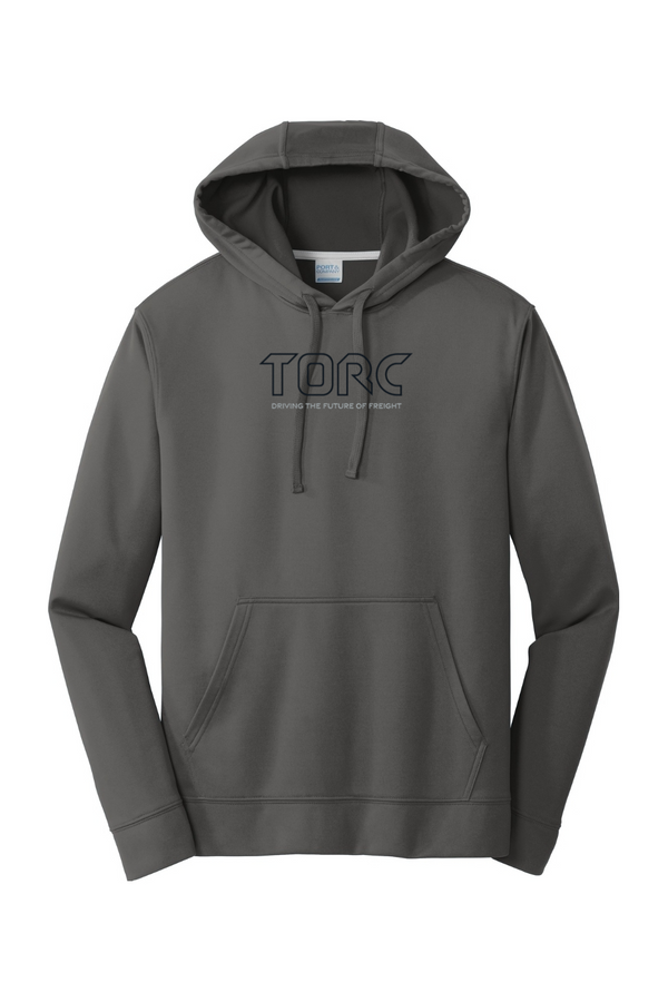 Torc "Driving the Future of Freight": ADULT Performance Fleece Pullover Hooded Sweatshirt (Embroidered)