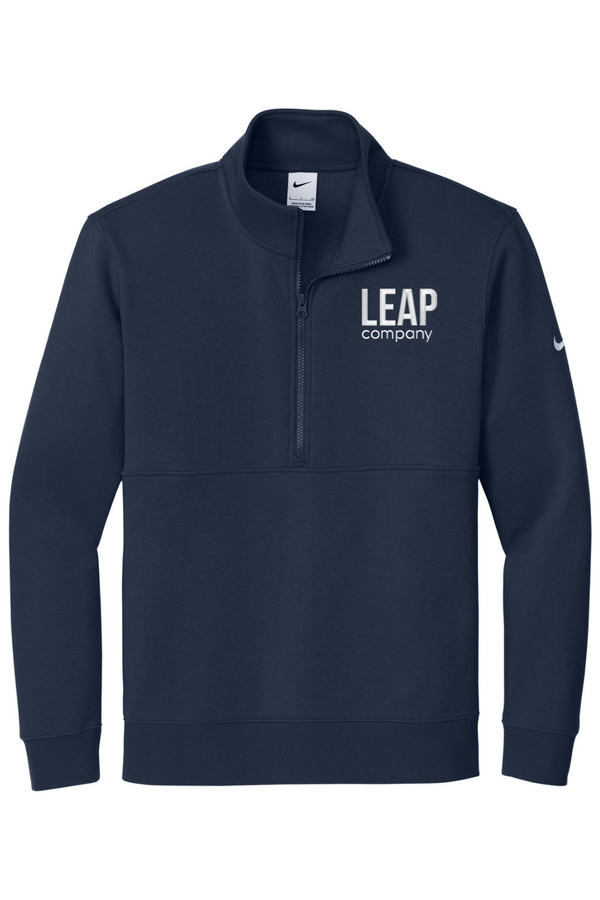 Leap: Nike ADULT Fleece 1/2-Zip (Embroidered)