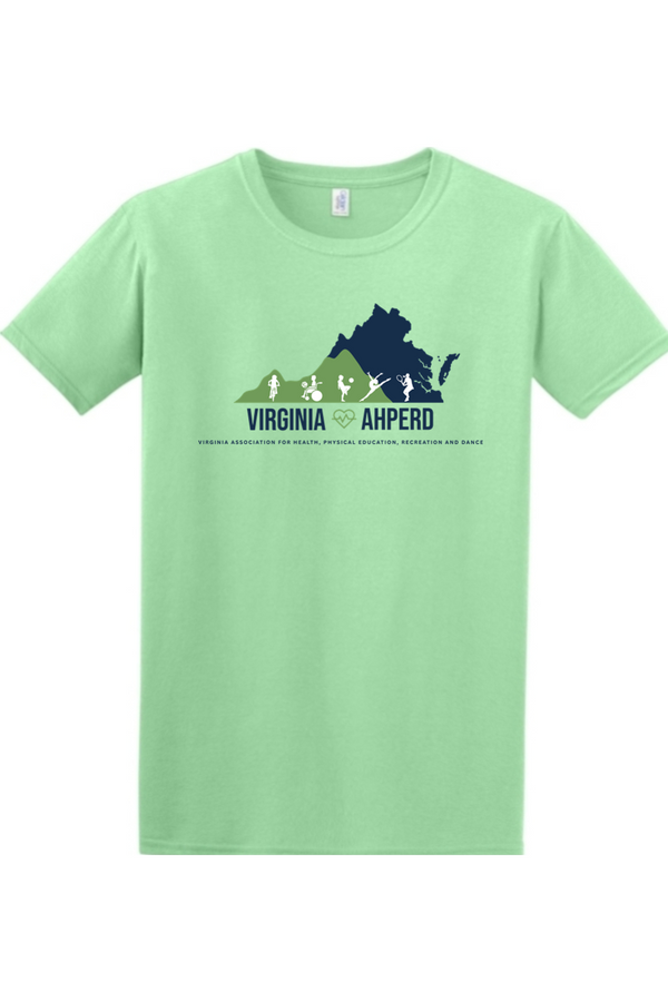 VA AHPERD: ADULT SoftSpun Cotton T (Printed)