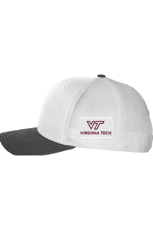 VTTI with VT Side Logo: Richardson Snapback Trucker Cap (Embroidered)