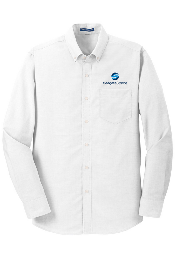 Seagate Space: ADULT Long Sleeve Oxford Shirt (Embroidered)