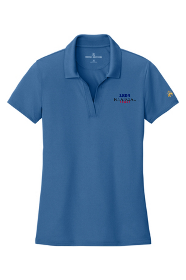 1804: Brooks Brothers LADIES Mesh Pique Performance Polo