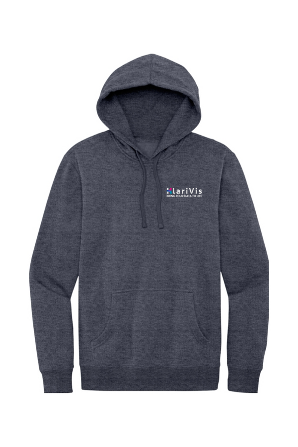 KlariVis: ADULT Ringspun Heather Fleece Hoodie (Embroidered)