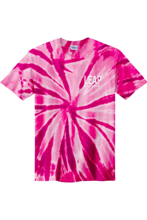 Leap: YOUTH Tie-Dye Tee (Embroidered)
