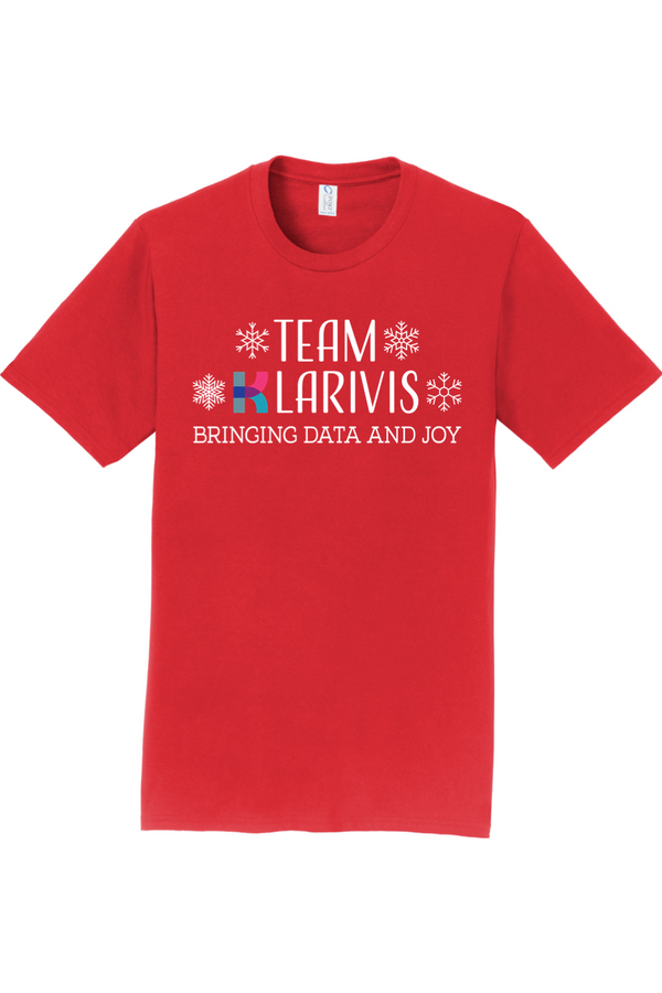 KlariVis Holiday: ADULT Ringspun Tee (Printed)