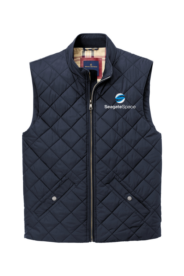 Seagate Space: Brooks Brothers ADULT Quilted Vest (Embroidered)