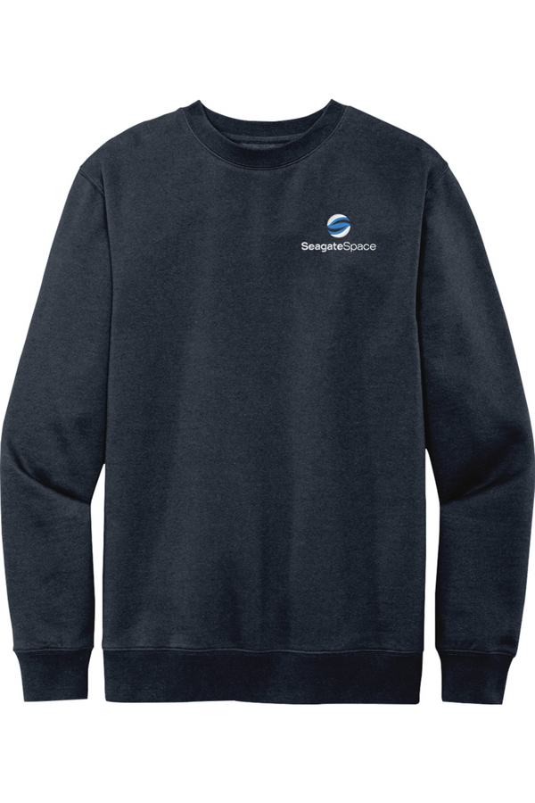 Seagate Space: ADULT SoftSpun Fleece Crewneck Sweatshirt (Embroidered)