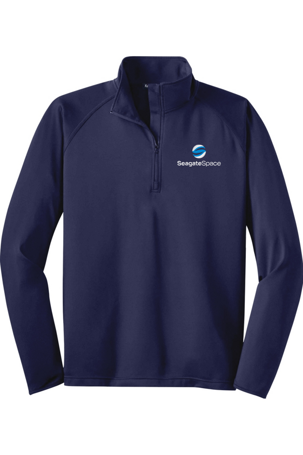 Seagate Space: ADULT Sport-Wick Stretch 1/2-Zip Pullover (Embroidered)