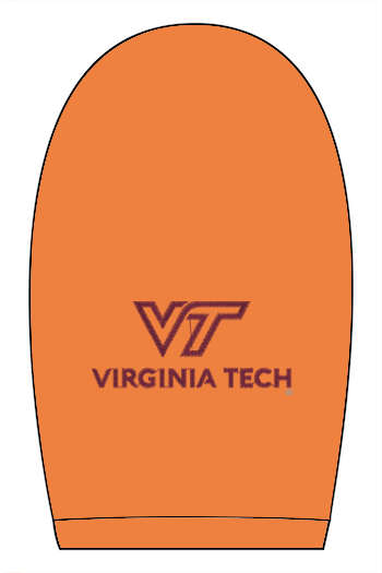 VTTI Chevron with VT Sleeve Logo: ADULT Comfort Colors Ringspun Pocket Tee (Embroidered)