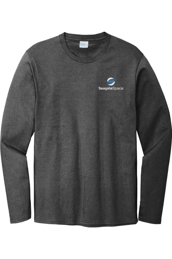 Seagate Space: ADULT Cozy Long Sleeve Ringspun Tee (Embroidered)