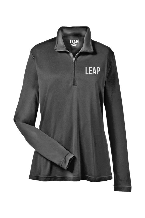 Leap: LADIES Lightweight Performance Quarter-Zip (Embroidered)