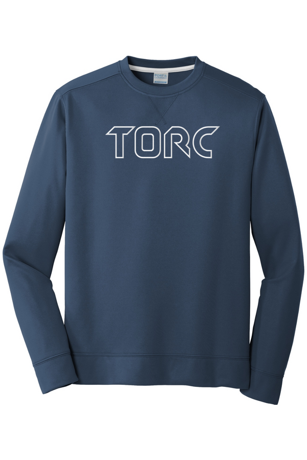 Torc: ADULT Performance Fleece Crewneck Sweatshirt (FullFront Embroidery)