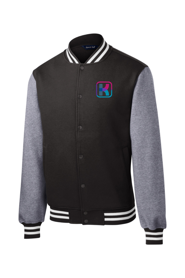 KlariVis: ADULT Fleece Letterman Jacket (Embroidered)