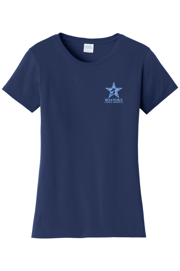 RAH: LADIES Ringspun Cotton Tee (Printed)