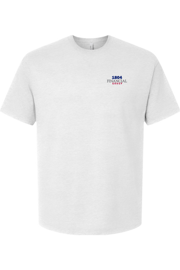 1804: ADULT 6 oz. Heavyweight Ringspun Tee (Embroidered)