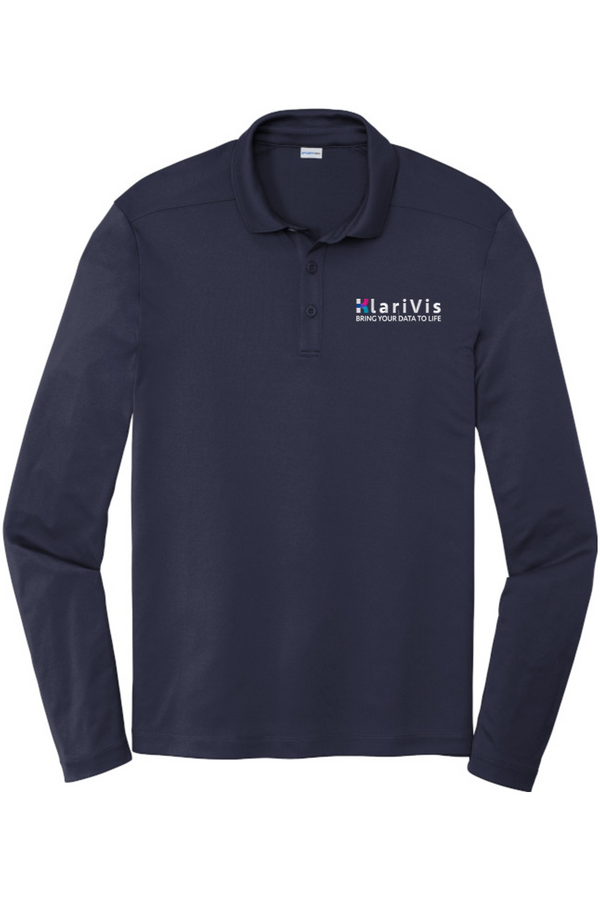 KlariVis: ADULT Sun-Pro UPF 50 Long Sleeve Performance Polo