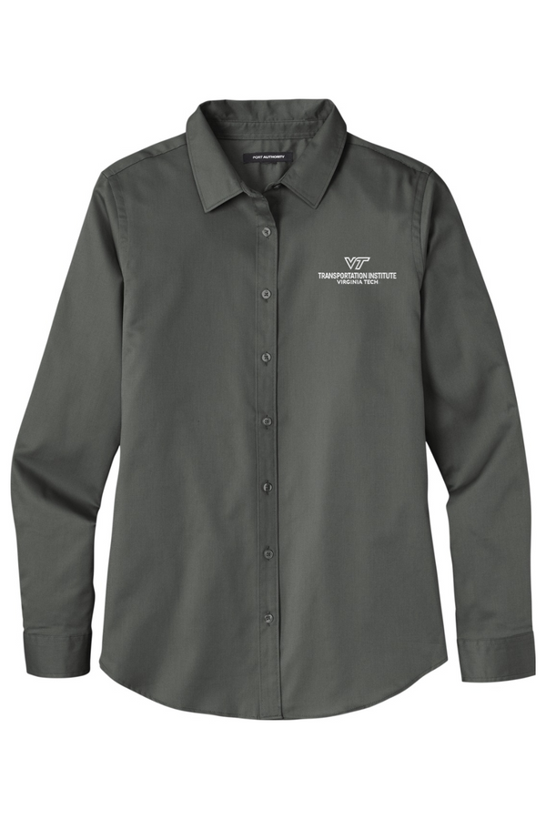 VTTI: LADIES Long Sleeve Pro-Blend Twill Shirt (Embroidered)
