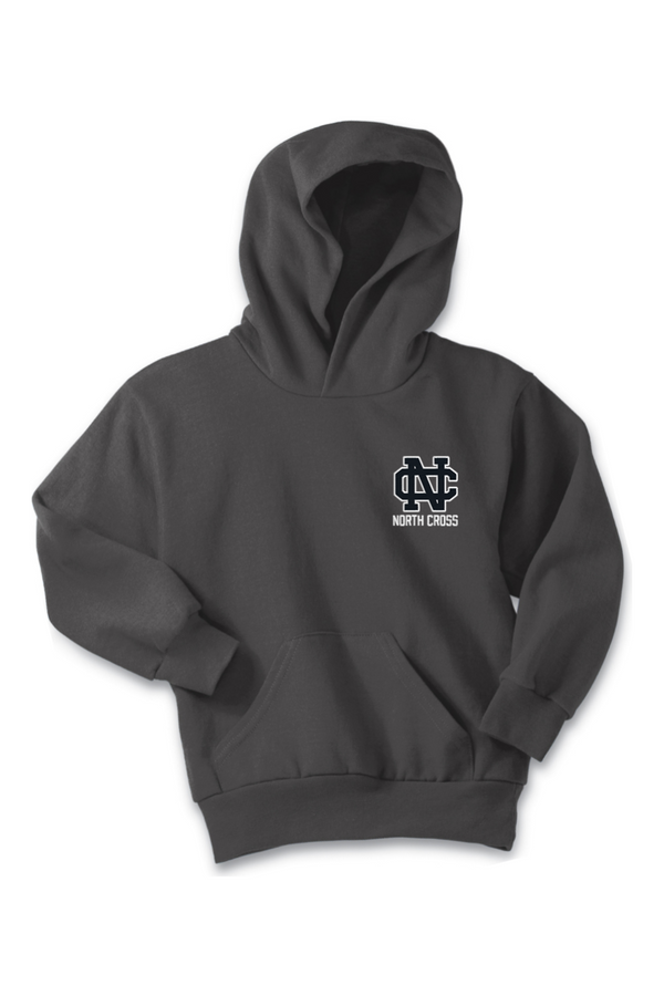North Cross: YOUTH Fleece Pullover Hooded Sweatshirt