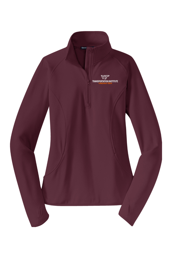 VTTI: LADIES Sport-Wick Stretch 1/4-Zip Pullover (Embroidered)