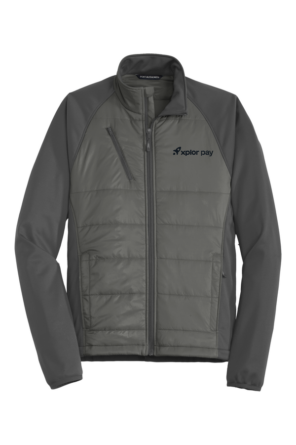 Xplor Pay: ADULT Hybrid Soft Shell Jacket (Embroidered)