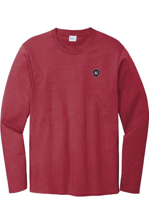 North Cross: ADULT 6oz Ringspun Long Sleeve T-shirt (Embroidered)