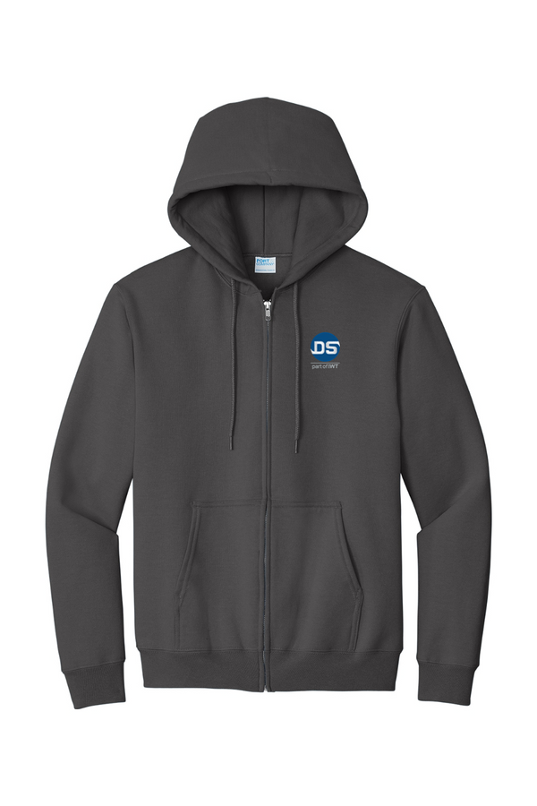 DS/IWT: ADULT Classic Fleece Full-Zip Hooded Sweatshirt (Embroidered)
