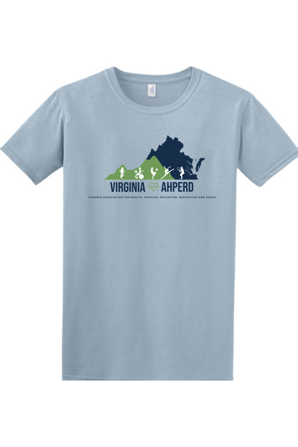 VA AHPERD: ADULT SoftSpun Cotton T (Printed)
