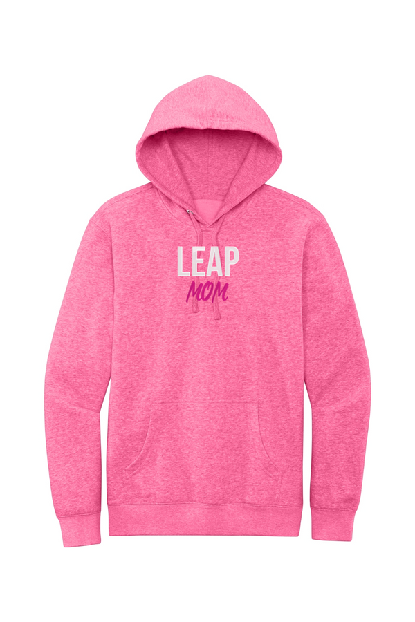 Leap Mom: ADULT Ringspun Fleece Hoodie (Embroidered)