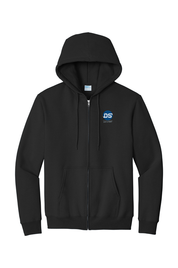 DS/IWT: ADULT Classic Fleece Full-Zip Hooded Sweatshirt (Embroidered)