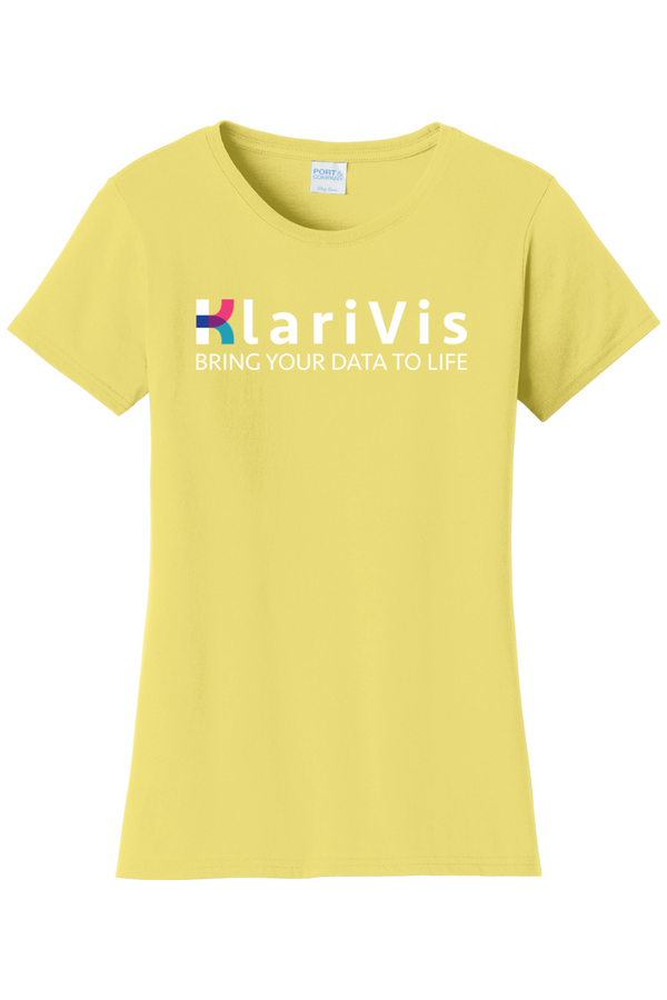 KlariVis: LADIES Ringspun Tee (Printed)