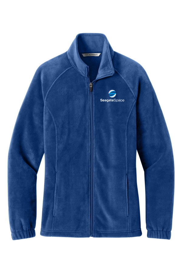 Seagate Space: LADIES Plush Fleece Full-Zip Jacket (Embroidered)