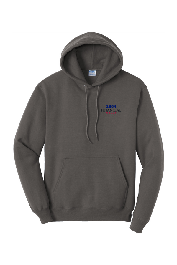 1804: ADULT Classic Fleece Pullover Hooded Sweatshirt