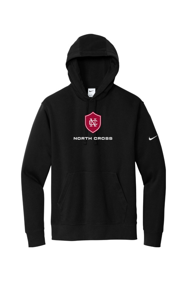 North Cross: Nike ADULT Club Fleece Pullover Hoodie (FullFront Embroidery)