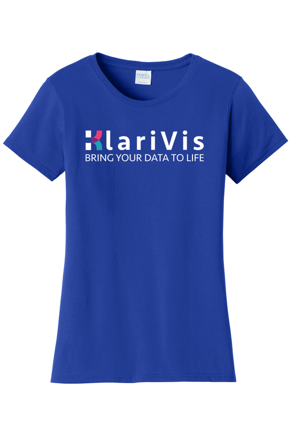 KlariVis: LADIES Ringspun Tee (Printed)