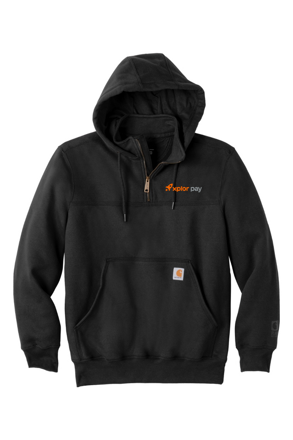 Xplor Pay: Carhartt Rain ADULT Defender Paxton Heavyweight Hooded Zip Mock Sweatshirt (Embroidered)