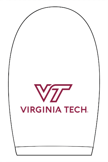 VTTI Chevron with VT Sleeve Logo: ADULT Ringspun Jersey Tee (Printed)