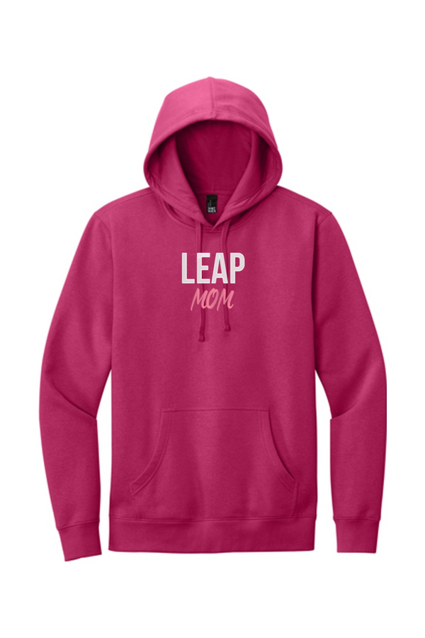 Leap Mom: ADULT Ringspun Fleece Hoodie (Embroidered)