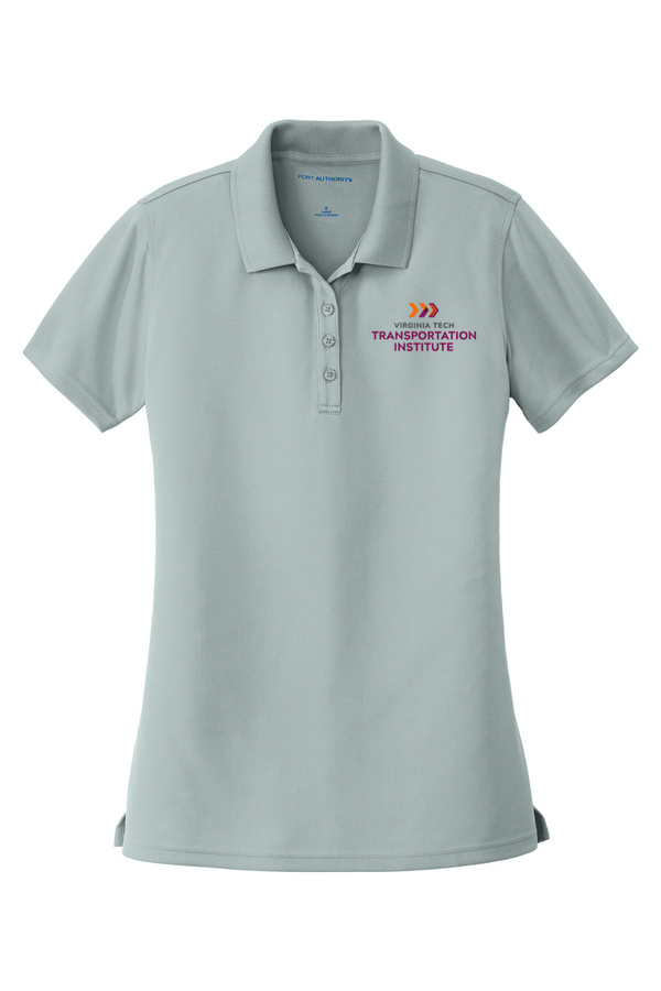 VTTI Chevron with VT Sleeve Logo: LADIES UV Micro-Mesh Performance Polo (Embroidered)