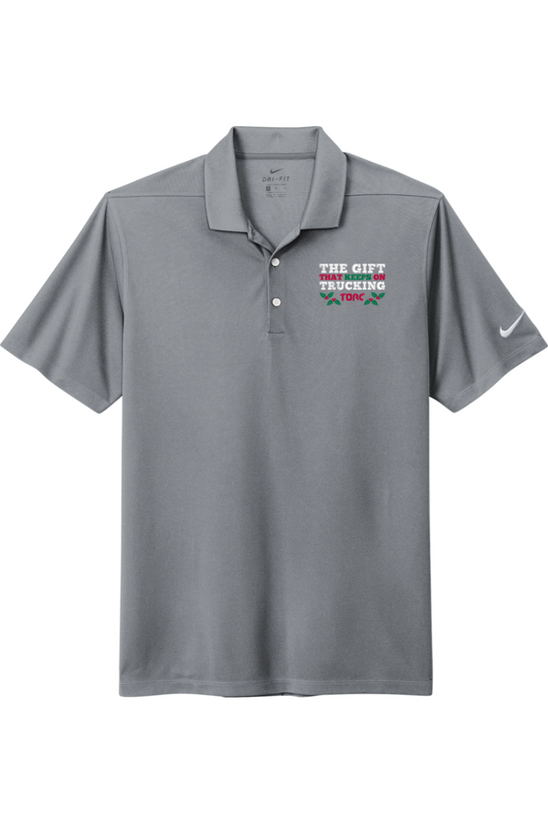 Torc "The Gift That Keeps On Trucking": Nike ADULT Dri-FIT Micro Pique 2.0 Polo (Embroidered)