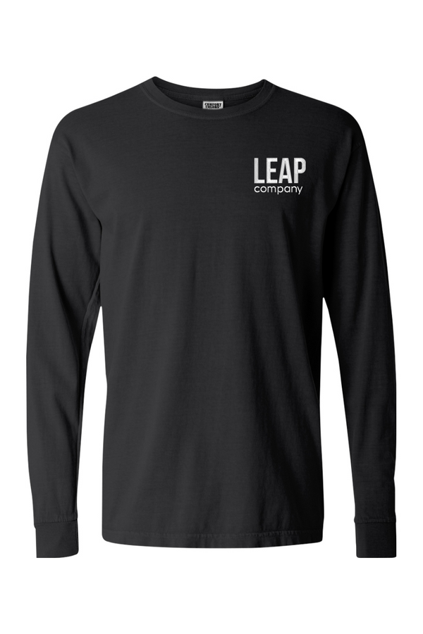 Leap: ADULT Comfort Colors Ringspun Long Sleeve T-Shirt (Embroidered)