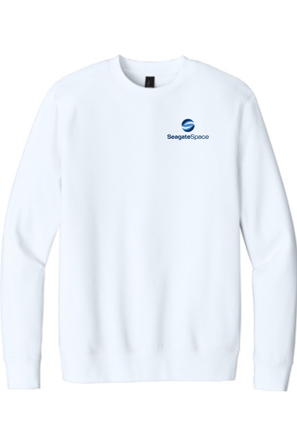 Seagate Space: ADULT SoftSpun Fleece Crewneck Sweatshirt (Embroidered)