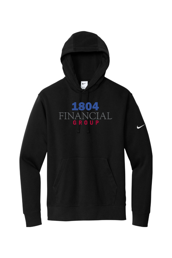 1804: Nike Club Fleece Sleeve Swoosh Pullover Hoodie