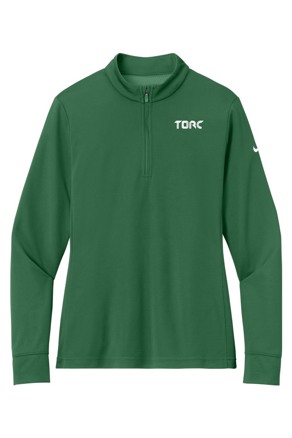 Torc: Nike LADIES Essential 1/2-Zip Cover-Up (Embroidered)